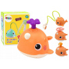 LEAN Toys veľryba oranžová
