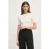 Tommy Hilfiger dámske béžové tričko WW0WW43918 S