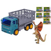Auto nákladné 18,5 cm na zotrvačník s dinosaurom 7-11 cm - mix variant či farieb