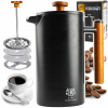 Kávovar lúhovač na kávu a čaj 1000 ml french press lúhovač s piestom