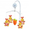 Baby Mix Kolotoč nad postieľku - Zajačiky