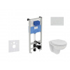 Ideal Standard ProSys Set predstenovej inštalácie, klozetu a sedadla Eurovit, tlačidla Oleas M1, Rimless, SoftClose, biela ProSys120M SP52