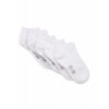 5 párov detské členkové ponožky do tenisiek biele Minymo Veľkosť: 31-34