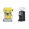 Ascaso Dream ONE, Sun Yellow + Eureka Atom 60, black