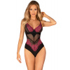 Body OBSESSIVE Rosenty Teddy čierna XS/S