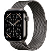 Apple Watch Series 11 Cellular 42 mm Bridlicový sivý titán s bridlicovo sivým milánskym ťahom MF8U4WF/A