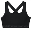 Under Armour Armour Medium Support Crossback Bra Womens Black 8 (XS)