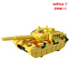 Tank Leopard so svetlom a zvukom béžový 16 cm