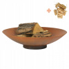 Záhradné ohnisko Corten Ring 80 cm Gril + (Záhradný krb Corten Ring Water Bowl 80 cm, 3mm hrubá oceľ)