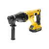 DeWALT 18V Aku bezuhlíkové kombinov. kladivo SDS-Plus DCH133M1 (1x4,0Ah, kufor)