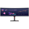 Lenovo ThinkVision P49w-30 LED monitor 124.5 cm (49 palca) En.trieda 2021 G (A - G) 5120 x 1440 Pixel 5K 6 ms HDMI ™, DisplayPort, Thunderbolt 4, USB B, USB; 63DBRAT1EU