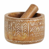 Excellent Houseware Drevený mažiar Etnic 10x6,5 cm