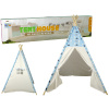 LEAN TOYS Detský stan Tipi Indian Clouds Waterproof Garden