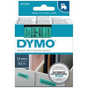 páska DYMO 45019 D1 Black On Green Tape (12mm) (S0720590)