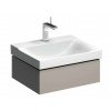 Geberit Xeno 2 Skrinka pod umývadlo 60 cm, zásuvka s LED svietidlom, sivobéžová 500.505.00.1