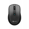 C-TECH myš WLM-19 Dual mode, bezdrátová, BT5.0 + 2,4GHz, 1600DPI, 6 tlačítek, USB nano receiver, černá (WLM-19)
