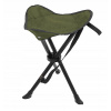 LINDER EXCLUSIV Trojnohá skladacia rybárska stolička AS1002 Nomad - olivová