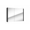Swiss aqua technologies Zrcadlová skříňka SAT Delano 80x60 cm lamino černá DELANOG80C