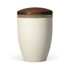 Ekologická urna Woodly - Krémová/Orech