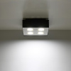 Sollux Lighting Stropné svietidlo Mono 4, 1x čierne/biele kovové tienidlo