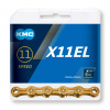 KMC Reťaz MTB KMC X11 EL GOLD Ti-N 118ČL - Zlatá