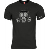 PENTAGON Tričko GAS MASK - čierne (K09012-GM-BLK) Veľkosť: M/Regular