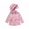 Tchibo - Detská softshellová bunda - žena - veľ. 122/128 - farba: ružová/s kvetinovým vzorom