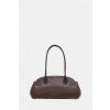 Kožená kabelka Coach Empire Carryall Bag 34 hnedá farba, CCM57