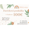 Darčeková poukážka Detský eshop 50€ 100€ alebo 150€ 100€