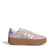 adidas Vl Court Bold Low-Top Trainers Girls Pink/Slvr/Gld 5 (38)