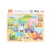 Viga puzzle na podložke 48 častí Poznajme stavebné zariadenia
