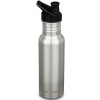 Nerezová fľaša Klean Kanteen Classic Narrow 18oz (w/Sport Cap) - brushed stainless 532 ml uni