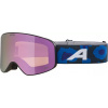 ALPINA Lyžiarske okuliare detské FERNIE Q-LITE black lilac/mirror rose