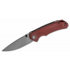 Vega CIVIVI C2102B Brazen Burgundy vreckový nôž 8,8 cm, Stonewash, červená, G10