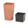 Prosperplast kvetináč URBI SQUARE Beton Effect Terakota 20 cm