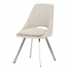 Autronic Jedálenská stolička, béžová, látka bouclé, DCL-W1174 CRM2