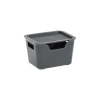Tontarelli Úložný box BELLA L s vekom - 1,9 l grafit 8034529153