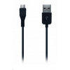 CONNECT IT Kabel microUSB (Samsung/HTC kompatibilní) 1m pro telefon, černý CI-111