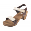 Dreváky BUXA Sandále Na Vysokom Opätku OD15 - Béžovohnedé Veľkosť: 39 [25,4 cm]