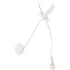 Nástenná lampa SPARROW LANDING 100 cm, biela, Seletti