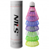 NBL6026 badmintonové míčky Multicolot, sada 6 ks