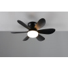 TRIO Reality R67462132 LUND Stropný ventilátor s osvetlením D530mm SMD LED 8W/850lm 2700-6500K čierna, diaľkový ovládač