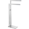 Zack Držiak na uteráky LINEA 80 cm, dvojitý, matný, z nehrdzavejúcej ocele