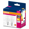 2x LED žiarovka E14 P45 6,5W = 60W 806lm 3000K Teplá biela 200° OSRAM VALUE