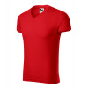 MALFINI® Tričko pánske Slim Fit V-neck červená Veľkosť: M 1460714