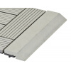 Prechodová lišta G21 pre WPC dlaždice Incana pro WPC dlaždice, 30 x 7,5 cm rovná