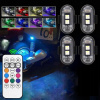 4 kusy LED stroboskopických svetiel na diaľkové ovládanie do auta