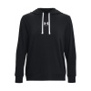 Dámske Tričko s dlhým rukávom UNDER ARMOUR RIVAL TERRY HOODIE 1369855-001 – Čierna