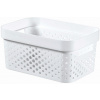 CURVER INFINITY 11L Úložný box 36 x 27 x 14 cm, recyklovaný plast, biely 04750-040