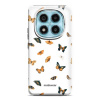 Odolný obal Mobiwear Elite Pro - Xiaomi Redmi Note 14 Pro 5G - EP76E Oranžoví motýlci (Odolné pouzdro, obal kryt Mobiwear Elite Pro - maximální ochrana mobilu Xiaomi Redmi Note 14 Pro 5G, zesílené hra